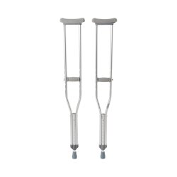 Underarm Crutches  5'2 - 5'10 User Height with 350 lbs Weight Capacity