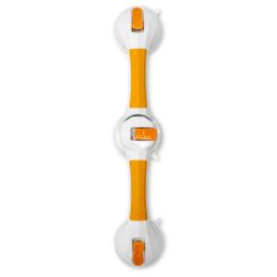 Rotating Suction-Cup Grab Bar, McKesson, White and Yellow