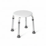 Drive DeVilbiss Shower Stool, Armless, Aluminum Frame, 13.5" Seat, 300 lb Capacity