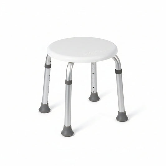 Drive DeVilbiss Shower Stool, Armless, Aluminum Frame, 13.5" Seat, 300 lb Capacity